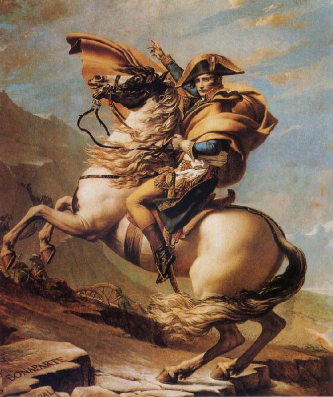 Jacques-Louis David Napoleon Crossing the Alps Sweden oil painting art